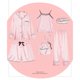thumbnail image 3 of Conjunto de pijamas de 7 piezas, pantalones cortos, máscara para los ojos, ropa Rayas M Zulema Pijamas sedosos para mujer, 3 of 8