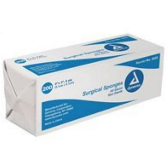 Dynarex 3222 Surgical Gauze Sponges Non-Sterile-5000/Case