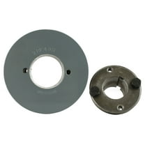 2BK40H Cast Iron 4" Dual Groove Pulley 2 Belt B Section 5L with 7/8" Sheave Bushing