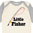 thumbnail image 4 of Inktastic Little Fisher Fishing Boys or Girls Long Sleeve Baby Bodysuit, 4 of 5
