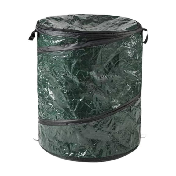 figatia Trash Container Bag Foldable Practical Leaf Waste Bag Folding Storage Bin for Camping Pool Yard Bushes Lawn, Hedge