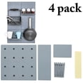 thumbnail image 1 of Coofit Wall Pegboard Creative Practical Storage Plastic Pegboard Wall Organizer, 1 of 10