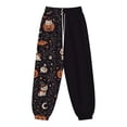 thumbnail image 7 of XINPING Halloween Sweatpants Women 2026 Loose Fit High Waisted Baggy Joggers Pants Casual Fall Novelty Lounge Bottoms Pockets Cute Y2K Joggers with Pockets Party Daily Wear, 7 of 7