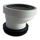 thumbnail image 3 of Inodoro de PVC de extensión de 110 reemplazo de conector de brida de inodoro con compensación de descarga completa Desplazamiento 25 cm Zulema Brida de inodoro compensada, 3 of 7