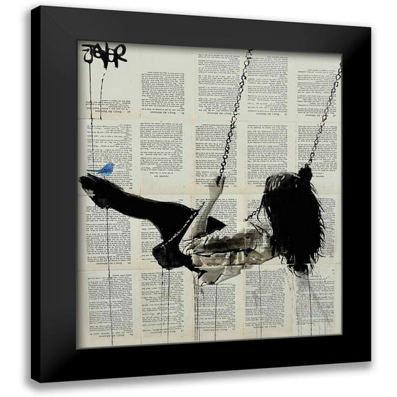 Jover, Loui 12x14 Black Modern Framed Museum Art Print Titled - Where Nothing Matters