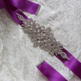 thumbnail image 3 of Wedding Ribbons Bridal Belt Dress Prom Crystal Sashes Evening sashes; Dress crystal Party Handmade Rhinestones Waistband, 3 of 7
