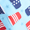 Party Cups - Light Blue, variant on Way to Celebrate Men's & Big Men's Americana Swim Trunks, Sizes S-3XL