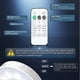 thumbnail image 4 of Motion Sensor Puck Light with Remote, Wireless Dimmable Under Cabinet Lights, Rechargeable Magnetic Closet Light, Stick on Night Light, 4-Pack, 4 of 4
