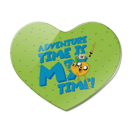 

Adventure Time is My Time Heart Acrylic Fridge Refrigerator Magnet