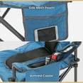 thumbnail image 4 of ARROWHEAD OUTDOOR Portable Folding Camping Quad Chair w/ 4-Can Cooler, Cup-Holder, 4 of 7