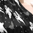 thumbnail image 3 of Halloween Ghosts Bats and Stars Blanket,Comfortable Soft Flannel Throw Blanket,All Season,Warm Lightweight Blankets for Sofa Bed Couch Living Room Chair,30"x40", 3 of 4