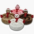 thumbnail image 3 of KYAIGUO Winter Dogs Bed/Cats Bed for Small Medium Dogs Super Cozy Christmas Elevated Dog Bed Warm Pet Bed Calming Cat & Puppy Bed, 3 of 6