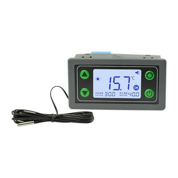 ST30 Thermostat Temperature Controller Digital Display Thermostat High Low Temperature Alarm