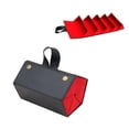 thumbnail image 2 of Organizador de gafas de sol portátil con 5 ranuras, estuche de almacenamiento para gafas de viaje, caja plegable para soporte de gafas para mujeres y hombres, 2 of 12