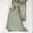 thumbnail image 4 of Formal Dresses for Women Holiday Party Womens Satin Dress Soft and Elegant Solid Long Dress Loose Casual Elegant Soft Dress for Banquet & Gala Night, 4 of 6