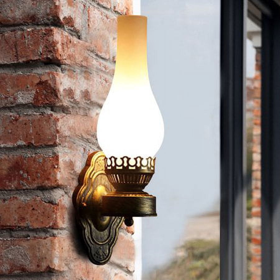 Industrial Wall Sconce with Glass