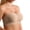 Nude, variant on Strapless Bandeau Bra for Women with Jelly Support, Non-Slip Wireless Push Up Tube Top,Breathable Mesh Support