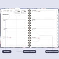 thumbnail image 3 of Planificador VALOME 2026 semanal y mensual A5 azul floral, 3 of 7