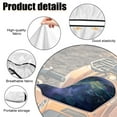 thumbnail image 6 of Uorisanigo ATV Seat Cover Waterproof Blue Mushroom Print Dirt Bike Seat Cushion Cover Proof Outdoor UV Protection for 2014-2020 Polaris Sportsman 400 500 850 1000, 6 of 7