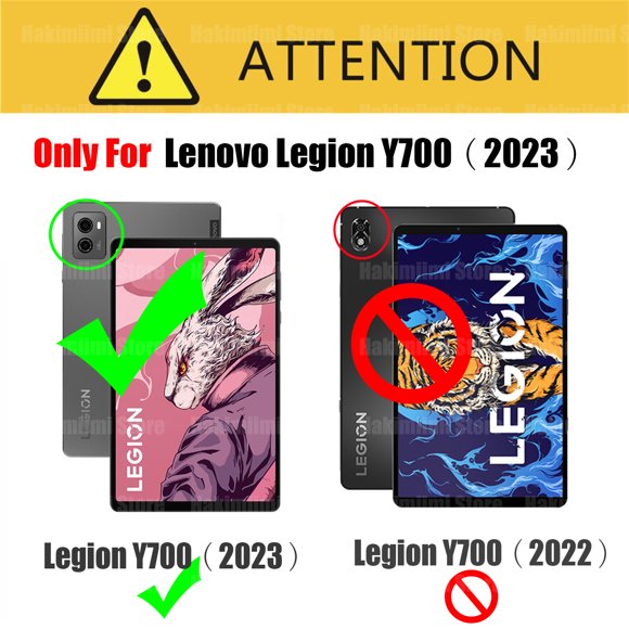 Étui pour Lenovo Legion Y700 (2023) 8,8 Pouces Transparent Anti-Rayures Étui Souple en TPU pour Tablette Lenovo Legion Y700 2023 Transparent Y700 (2023)