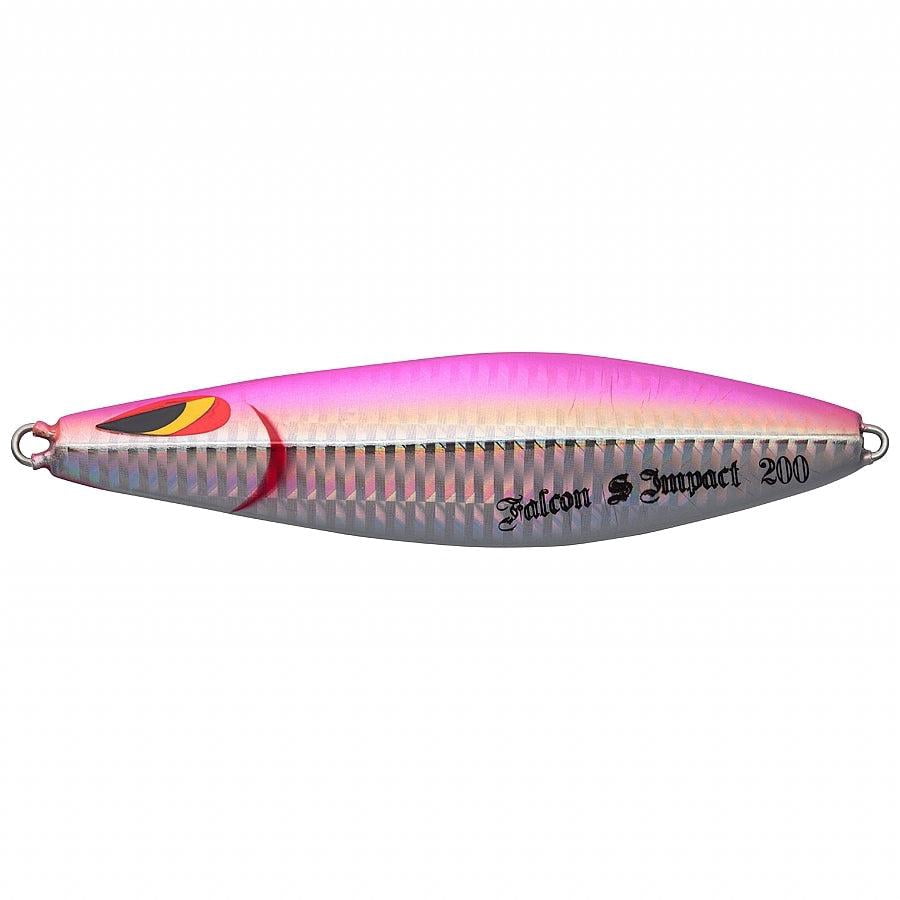 Sea Falcon S Impact Black Abalone Holo Glowing Head, 160G Jigs