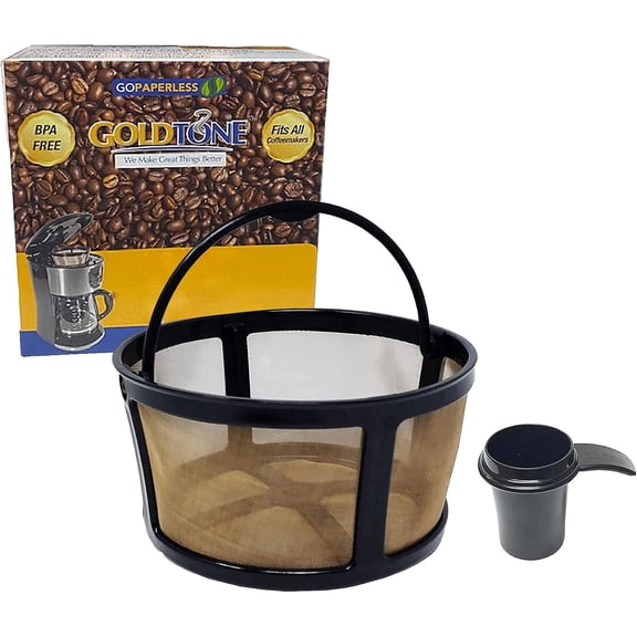 GoldTone Reusable Coffee Filter for KEURIG Essentials & K-Duo Makers Combo Pack