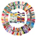 thumbnail image 3 of 150 Uds hilo de bordar multicolor punto de cruz ovillos de costura de algodón accesorios artesanales, 3 of 5