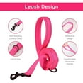 thumbnail image 3 of BELLA & PAL Puppy Harness and Leash Set,Reflective Adjustable Dog Harness for Small Dogs No Pull,Step in Soft Mesh Harness for Small and Medium Dogs,Hot Pink,M, 3 of 9