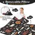 thumbnail image 3 of Autumn Halloween Scene Pattern Toddler Nap Mats for Kids Preschool,51"x22" Sleeping Mat Bag or Kids,Toddler Sleeping Bag,Toddler Nap Mat or Daycare, 3 of 6