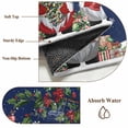 thumbnail image 6 of Area Rugs for Living Room Bedroom, Navy Blue Gnomes Christmas 4'x6' Rug Washable Carpet Runner Indoor Outdoor, Xmas Ball Gifts Snowflake Non Slip Accent Floor Mats Rug for Kitchen, Office, 6 of 8