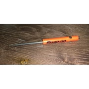 snap-on tools orange with black logo mini screwdriver pocket new
