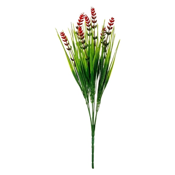 AUDeals Artificial Outdoor Lavender Plants UV-Resistant Faux Greenery with Flowers for Pots, Hanging Planters, Porch & Garden Fade-Proof Decor