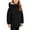 Black, variant on CPNG Kids Plush Lined Jacket Long Warm Puffer Jacket Winter Windproof Waterproof Parka Snow Coat Boys Warm Thicken Fleece Tops Girls Sherpa Outdoor Tops