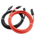 thumbnail image 1 of Cable de extensión para panel solar fotovoltaico, duradero, de 10/12 AWG, 1/3/5/10 m, para conector PV, 1 of 7