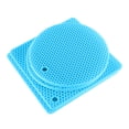 thumbnail image 1 of 4Pcs/Set Place Mats Flexible Non-stick Honeycomb Design Portable Silicone Table Pot Bowl Mats Kitchen Supplies, 1 of 8