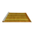 thumbnail image 2 of Ahgly Company Machine Washable Indoor Rectangle Abstract Yellow Modern Area Rugs, 2' x 4', 2 of 4