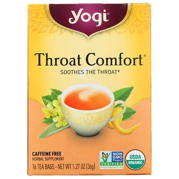 Yogi Thé - Confort de la Gorge, 16 Sachets, 1.1 oz