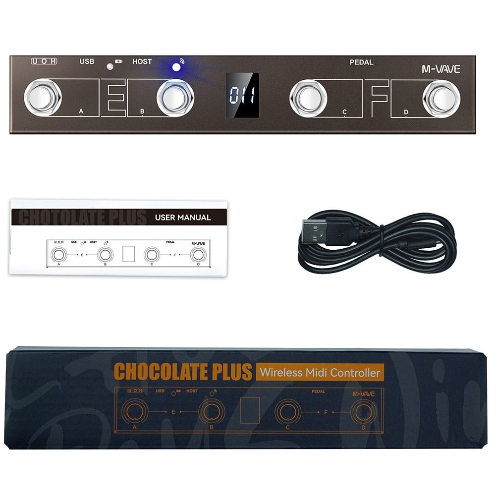 POCKET MASTER＆M-WAVE chocolate Plus POCKET MASTER + CHOCOLATE M-Vave external footswitch SETUP - YouTube