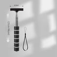 thumbnail image 3 of 1PC Wiper Mini Car Rearview Wiper Water Cleaner With Telescopic Long Handle Portable Cleaning Tool For Shower Doors Car Window Glass Car Accessories () Pink, 3 of 5