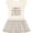 Natural with Stripes, variant on Inktastic My Grammie Loves Me Girl Grandchild Girls Toddler Dress