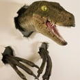 thumbnail image 7 of Dinosaur Wall Mounted Head Statue Bust Hanging Sculpture, Wall Art 3D Sculpture for Home Decoration, 7 of 7