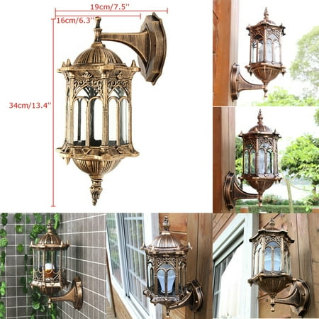 Mountain Outdoor Sconce - E27 Antique Wall Light Lamp Lantern Sconce Porch Lighting Exterior Fixture Outdoor