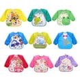 thumbnail image 2 of Baberos impermeables para bebé, delantal de manga larga para alimentación de niños, ropa suave para eructar, 2 of 4