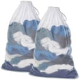 thumbnail image 1 of ZHAOCHENG Bolsa de Lavandería - Redes de Lavado Bolsa de Lavandería - Bolsas de Lavandería para Proteger la Ropa a Lavar a Máquina - Blanco (2 Piezas, Blanco), 1 of 5
