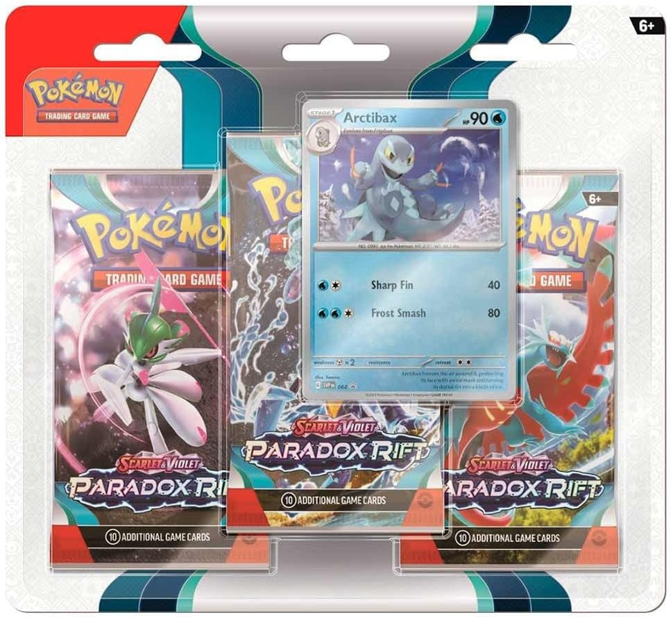 Pokemon TCG: SV4 Paradox Rift 3PK Blister - Cetitan, 3 Booster