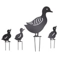 thumbnail image 3 of Estaca decorativa para jardín NikouMX 4 piezas pato de metal, 3 of 8