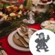thumbnail image 3 of Inteprter Cubiertos de Navidad, 4 Uds., bolsa, tenedor, soporte para cuchara de interior, tela, vajilla, bolsas, organizador de de cocina, Kits de decoración para fiestas Gris oscuro Inteprter HA069000-02, 3 of 6