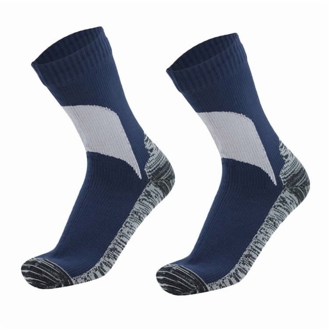 Calcetines impermeables para senderismo: calcetines transpirables de media pantorrilla para actividades al aire libre, como acampar, hacer senderismo y en condiciones húmedas, con diseño antides