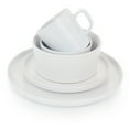 Elama Luxmatte White 20 Piece Dinnerware Set