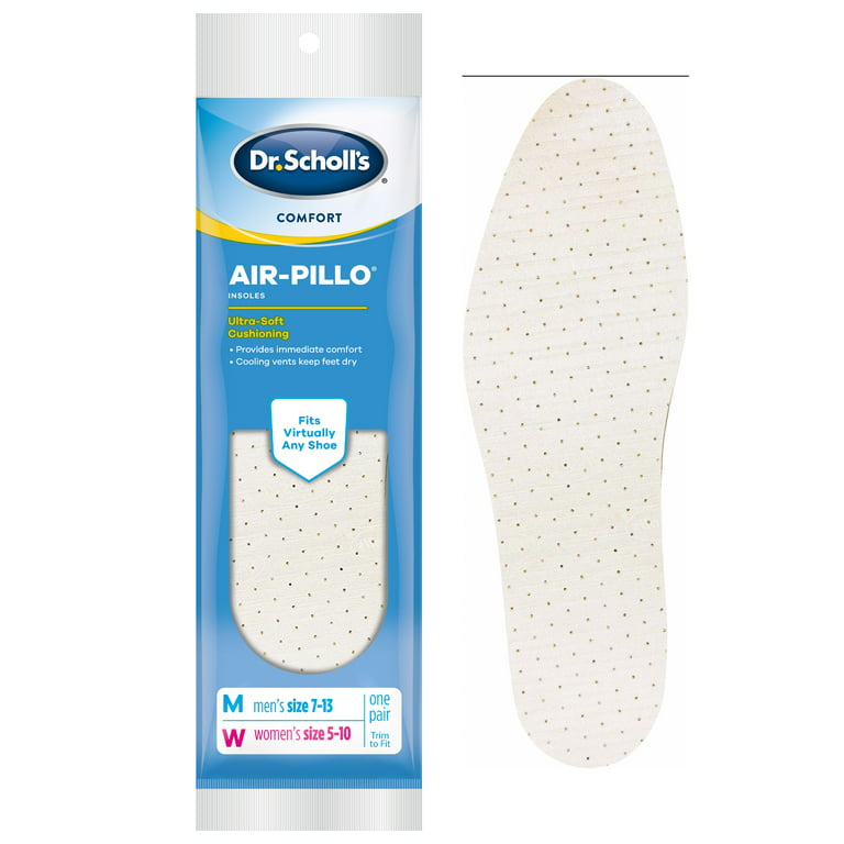 Dr. Scholl's Air-Pillo Shoe Insoles Inserts with Ultra-Soft Cushioning